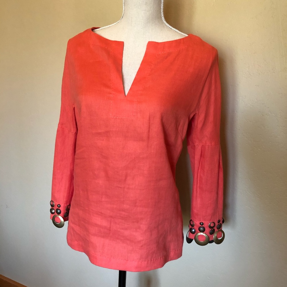 Carlisle linen tunic